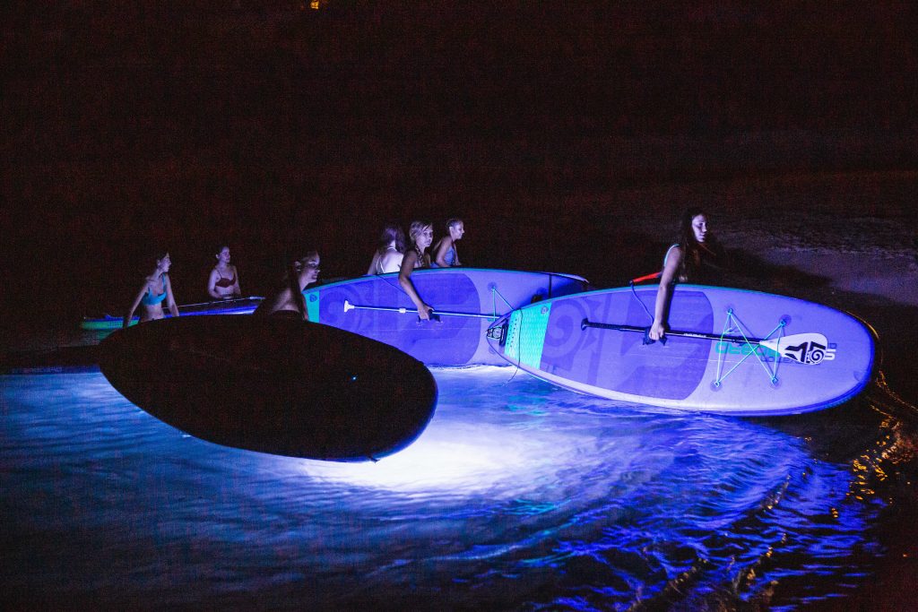 paddle surf nocturno